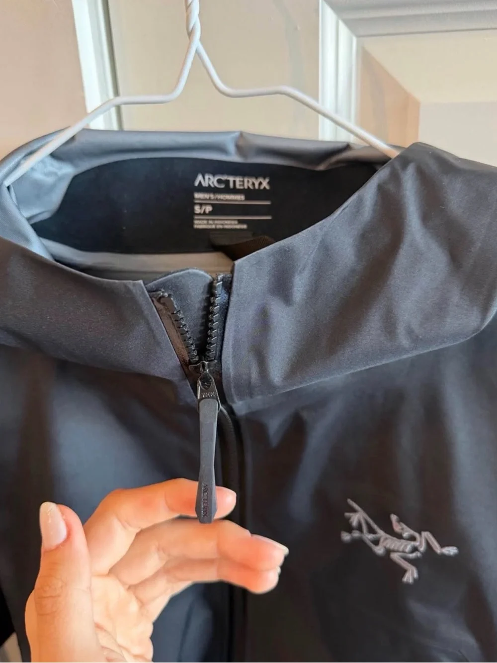 Arc'teryx Black Hooded Waterproof Jacket -New
